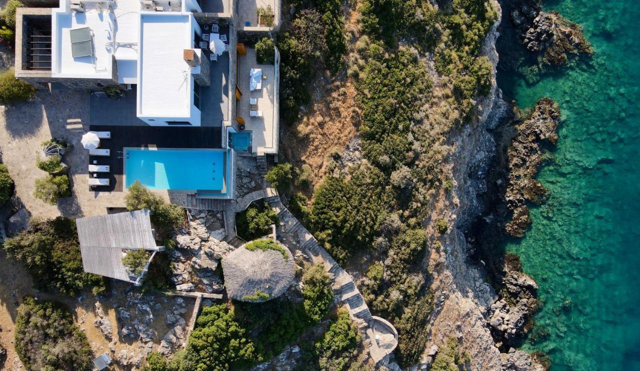 Villa Aiolos: Above The Sea, Within Agios Nikolaos Exterior photo