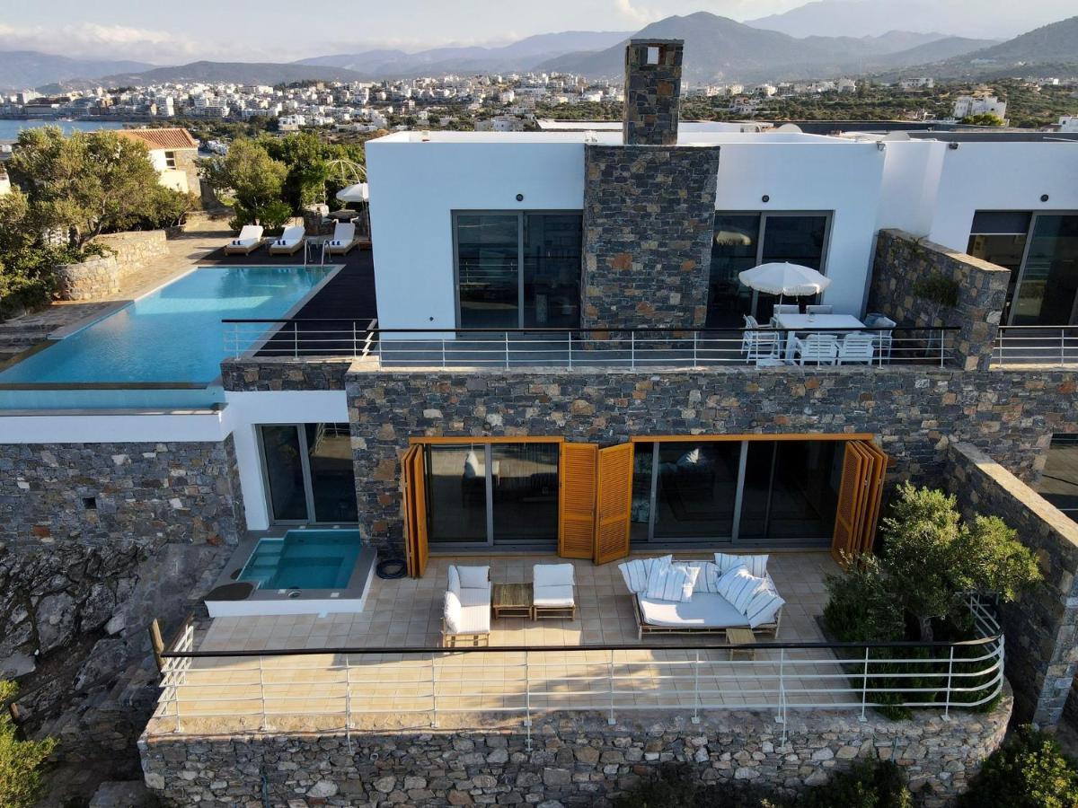 Villa Aiolos: Above The Sea, Within Agios Nikolaos Exterior photo